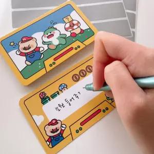 파티 소원 큐티뽀짝 80개 스크래치 복권 카드 생일축하 비밀 선물
