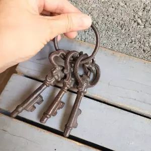 빈티지 엔틱 열쇠뭉치 행운 인테리어 소품