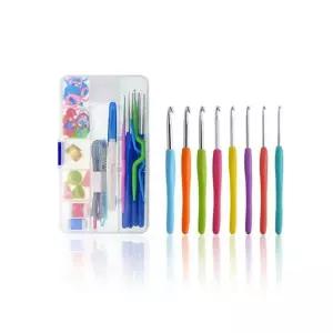 LW 뜨개질 바늘 53p 풀세트 수예 코바늘 골무 케이스