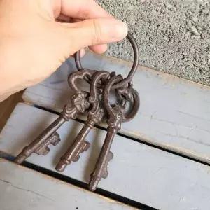 열쇠고리 인테리어 철제 장식품 앤틱소품 장식 데코 카페 유럽풍