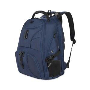 SWISSGEAR 1900 SCANSMART 노트북 백팩 대부분의 17인치 노트북에 맞으며 TSA 친화적인 평평한 디자인 RFID 보호 기능 태블릿 포켓 포함 블랙 31L 18.5인치