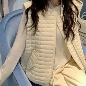 G126981 베베퀼팅 허리밴딩 누빔조끼 여성경량 패딩조끼