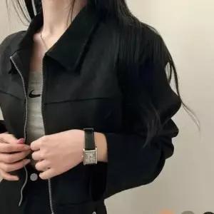 여자 아우터 간절기 카라자켓 세미크롭 숏재킷 스웨이드 3color