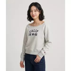 WHO.A.U Cali Raw Cut Sweatshirt(Loose Fit) / WHMWG2291F