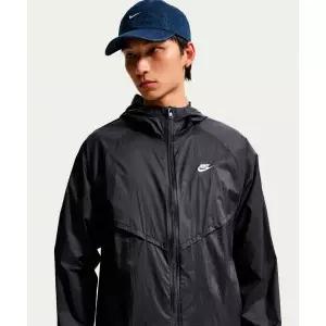 매장정품 NIKE 나이키 윈드러너 언라인드 풀집 UV 재킷 M - 블랙:화이트 IO9628-010 1925057