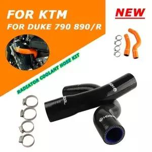 수도관 튜브 실리콘 라디에이터 냉각수 호스 키트 KTM DUKE790 790 890 R 890R 오토바이 액세서리