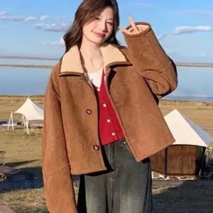 로레안 리버시블 양털 하프코트 양면점퍼 SD-1004569