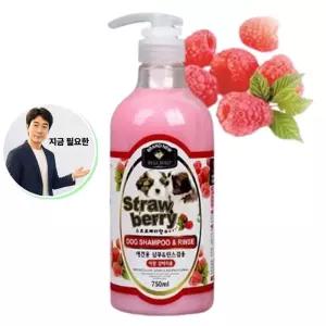 지금 필요한 샴푸 순한 750ml 스트로베리 퍼피 1P 강아지 민감성 향기좋은샴푸