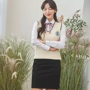 교복몰 (허리조절)사계절 블랙 교복치마 교복 학생복