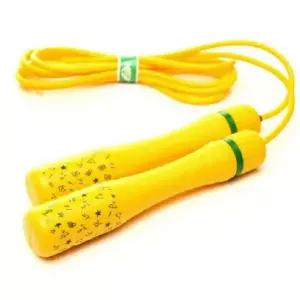 어린이줄넘기 롱키형 K-004 노랑 PVC
