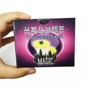 쓰루오브젝트 through object 원판을 통과하는 마술 뚫는