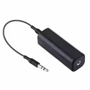 스피커 라인 3.5mm Aux 오디오 노이즈 필터 그라운드 루프 솔레이터 제거 자동차 스테레오 시스템 홈
