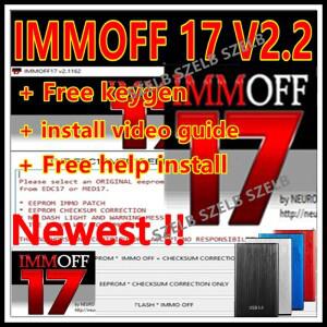 2025년 히트 상품  IMMOFF17 소프트웨어 활성화 버전 EDC17 MED 17 이모 오프 ECU EEPROM 패치 체크섬 수정
