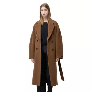 매장정품 SISLEY 시슬리 코넬 벨티드 더블 롱코트SACT44561 SACT44561JEL 2031885