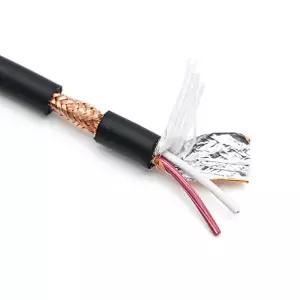 2코어 차폐 구리 케이블 24AWG 22AWG 터 제어선 오디오 마이크 CNC 3D 프린터용