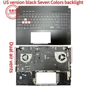미국 영어 새 노트북 키보드(프레임 포함) ASUS 3/4 FX507 FA507용