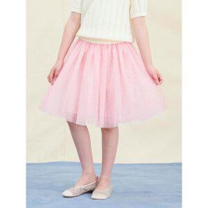 [BEANPOLE KIDS] [러블리 빙키 걸즈] 하트 샤 튜튜 스커트  라이트 핑크 (BI5227G90Y)
