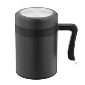 보온보냉 손잡이 텀블러(450ML) (블랙) 이쁜 스테인레스 보온 보냉병 텀블러