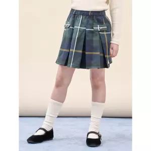 [BEANPOLE KIDS] 체크 플리츠 스커트  그린 (BI5827G06M) (BI5827G06M)