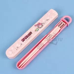 마이멜로디 숨바꼭질 슬라이드 젓가락 케이스 세트 16.5cm_22946713