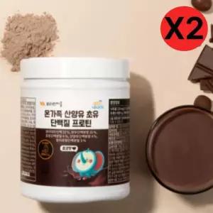 비타민마을 온가족 산양유 초유 단백질 프로틴 400gX2