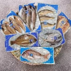 고흥 반건조생선 선물세트 2호(참조기4/민어1/가자미1/병어1/삼치1)