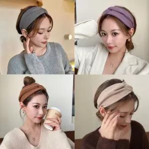 여성 꼬임 헤어 반다나 ELM-116디자인밴드 머리장식 밴드 머리띠 악세사리 액세서리