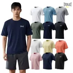 [에버라스트] 남/녀 데일리룩 냉감 반팔티셔츠 1+1세트