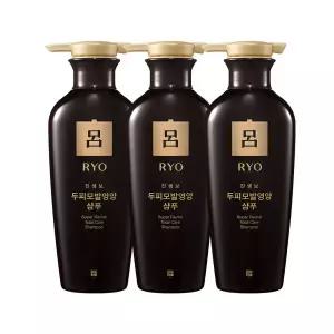 려 진생보 샴푸 두피모발영양 400ml 3개
