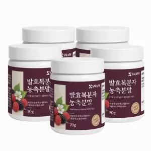 [셀러허브]고창 복분자 분말 고농축 발효농축분말 가루 5통 (S50063552)
