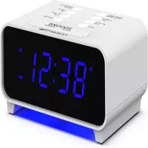 에머슨 CKS1500 스마트셋 듀얼 알람 시계 라디오 AM/FM 0.9인치 블루 LED 디스플레이 4레벨 디머 액센트