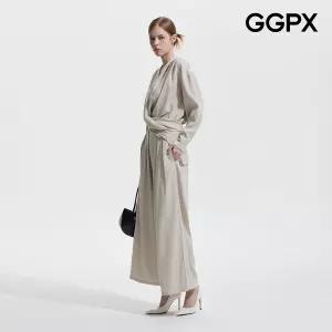 GGPX 백 버튼 밴딩 셔링 블라우스 투피스 GP9ST010F 468772