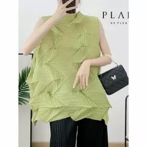 [하프클럽/플라라]플라라 (88까지)폴딩플리츠나시블라우스_PK3SBL004C
