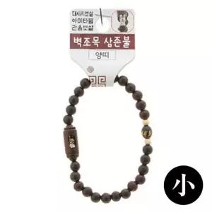 합장주 (小) 삼존불 벽조목 띠 기원 (양) 액운방지 팔찌 불교 건강팔찌 염주
