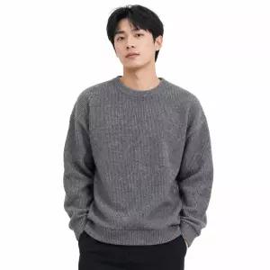 [리미드][리미드] 남성 니트 골지 데일리 티셔츠 9MI-KN-Q001