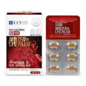 생활 종근당 20100 나토배양물 혈 행 건강엔 나토키나제 400mg x 30정 서치A2