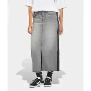 아디다스 adidas 3-스트라이프 팬슬 데님 스커트 - 워싱그레이데님 KD2929 379647