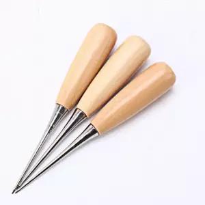 가죽 라탄 마크라메 DIY 공예 우드 송곳