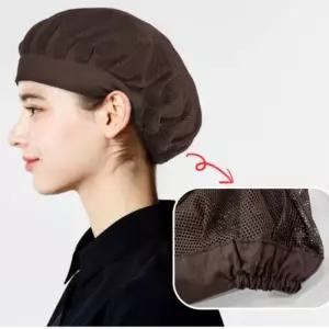 6색 1개 망사 여름 조리모자 위생모 식품 위생모자 조