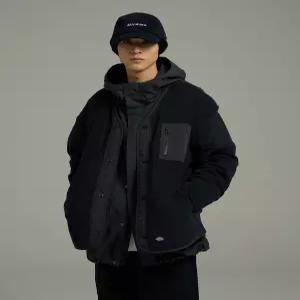 디키즈 폴라텍 플리스 재킷 가디건 Black DIKU242LRCD503BK0 4525024