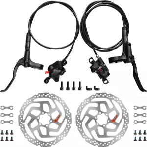 RT26 160mm 로터가 장착된 MT200 MTB 유압 브레이크 세트 왼쪽 앞 오른쪽 뒤 산악자전거 2