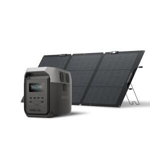 에코플로우 델타 3 1500 160W 태양광 휴대용 파워스테이션 리튬인산철 UPS 고속 충전 캠핑 ABS