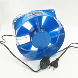단일 플랜지 전기 박스 냉각 팬, 풍향 및 조절 가능, 200FZY2-D, AC 220V, 0.18A, 65W