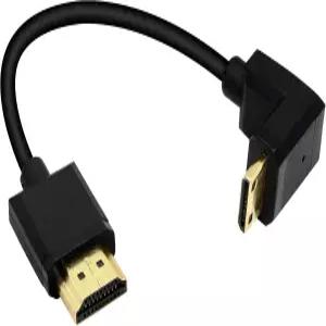 15cm 미니 HDMI to 단락 케이블 90도 하향 각도 고속 수컷 2.0 어댑터 지원 4K@60HZ 유청 라즈베리 파이