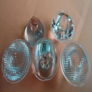 SMD 5050 XML 렌즈 직경 20mm 매끄럽고 비드 표면 및 스트라이프 SST40 LED