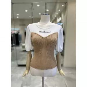 한정수량 [에고이스트] 레터링 자카드 배색 슬림 풀오버 EQ3KH761 2818365