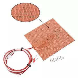 3D 프린터용 실리콘 히터 매트 릴레이 키트 220V 100W 수입 고무 히팅 패드 100x100mm