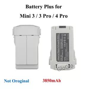 미니 3/3 /4 3850mah 47 분 시간 드론 액세서리 예비 부품 용 새로운 비행 배터리 플러스