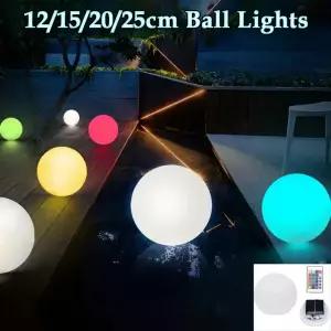 LED Garden Ball Light te Outdoor Floor Street Lawn Lamp Swimng Pool Wedding Party Holiday Home