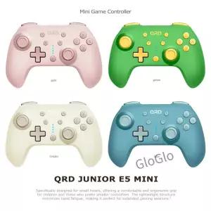 QRD E5 무선 게임 컨트롤러 스위치/OLED/라이트 2 PC 안 미니 컨트롤 블루투스 를위한 선물